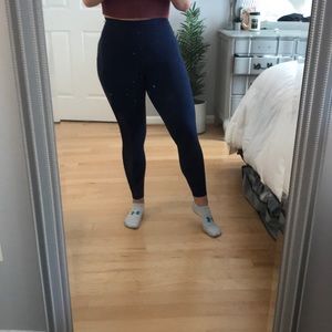 Fabletics Powerhold Leggings large -Navy